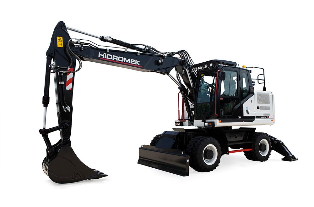Excavadora de ruedas Hidromek