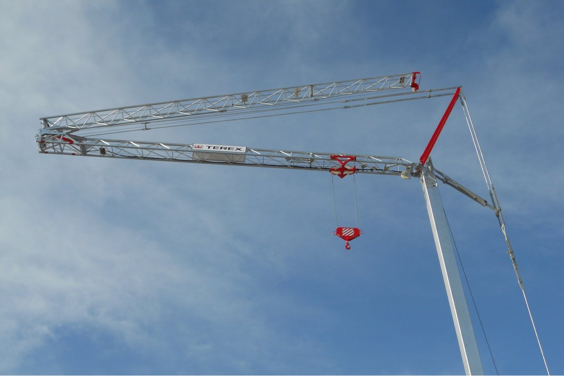 Grúa torre autodesplegable TEREX CBR 24 PLUS