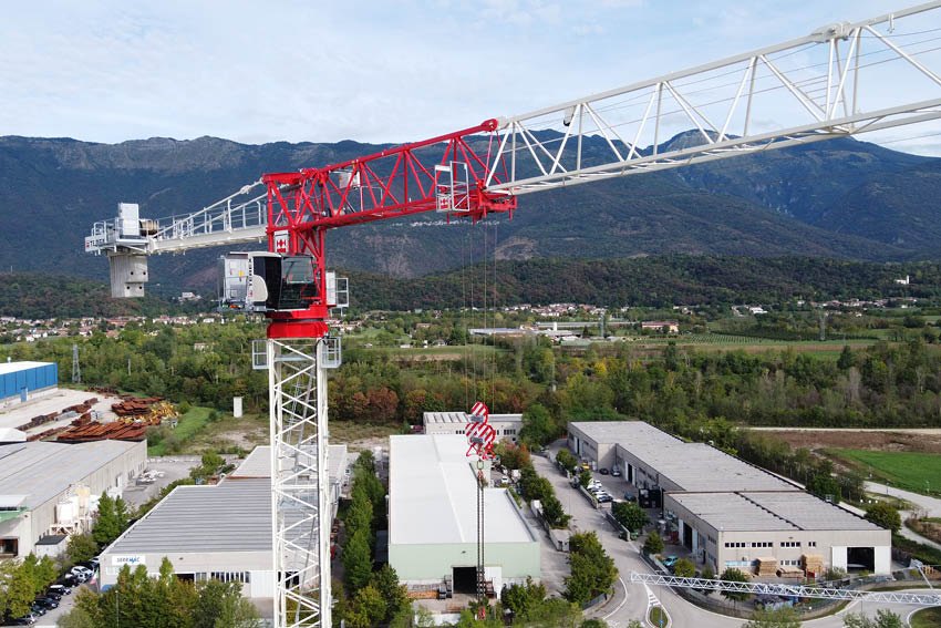 Grúa torre flat top TEREX CTT 292-12