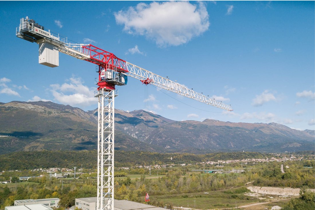 Grúa torre flat top TEREX CTT 472-20
