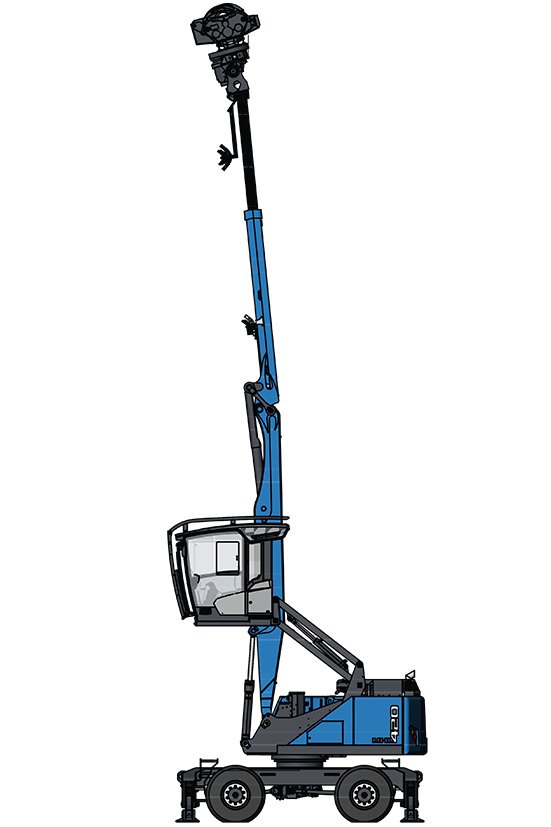 Manipulador de material TEREX MHL420