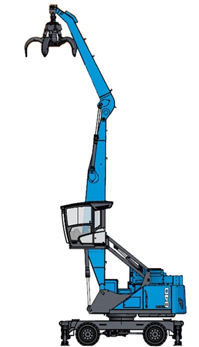 Manipulador de material TEREX MHL840 BATTERY+